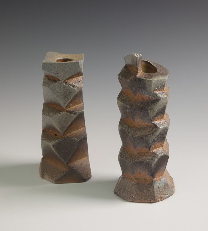 Candlesticksh 6.5" x 3.25" (left)h 7.5" x 3.5" (right)