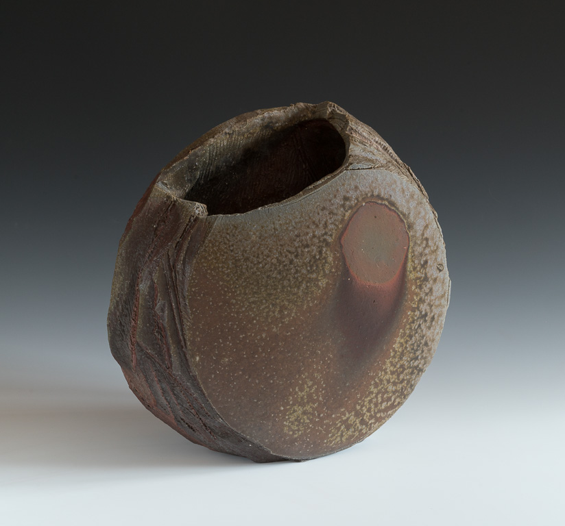 Moon Vase II (side a)h 13"  w 13.5"  d 6.5"