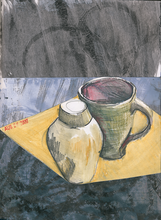 Morandi's Coffee, 12" x 9"